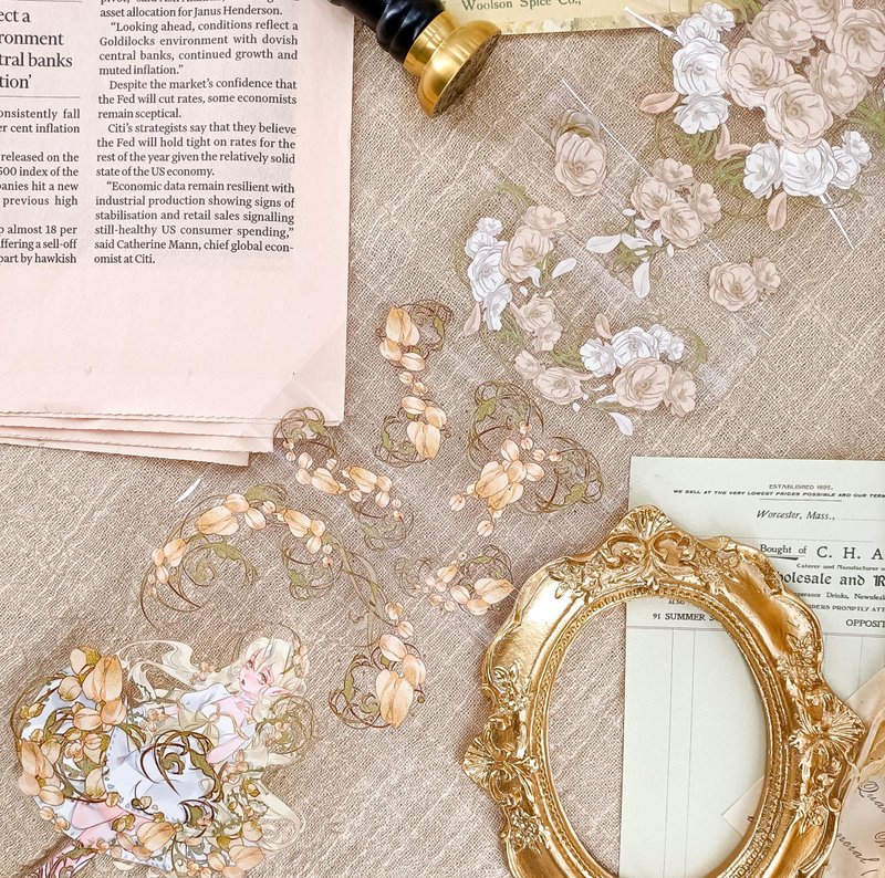 日光美夢 / 裝飾膠帶 - 纸胶带 - 塑料 多色