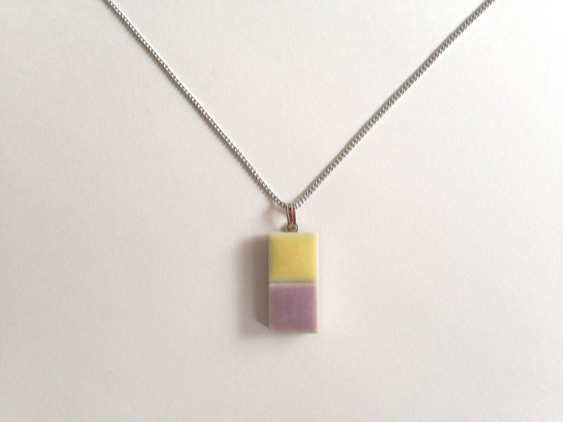 Tile pendant - 项链 - 其他金属 