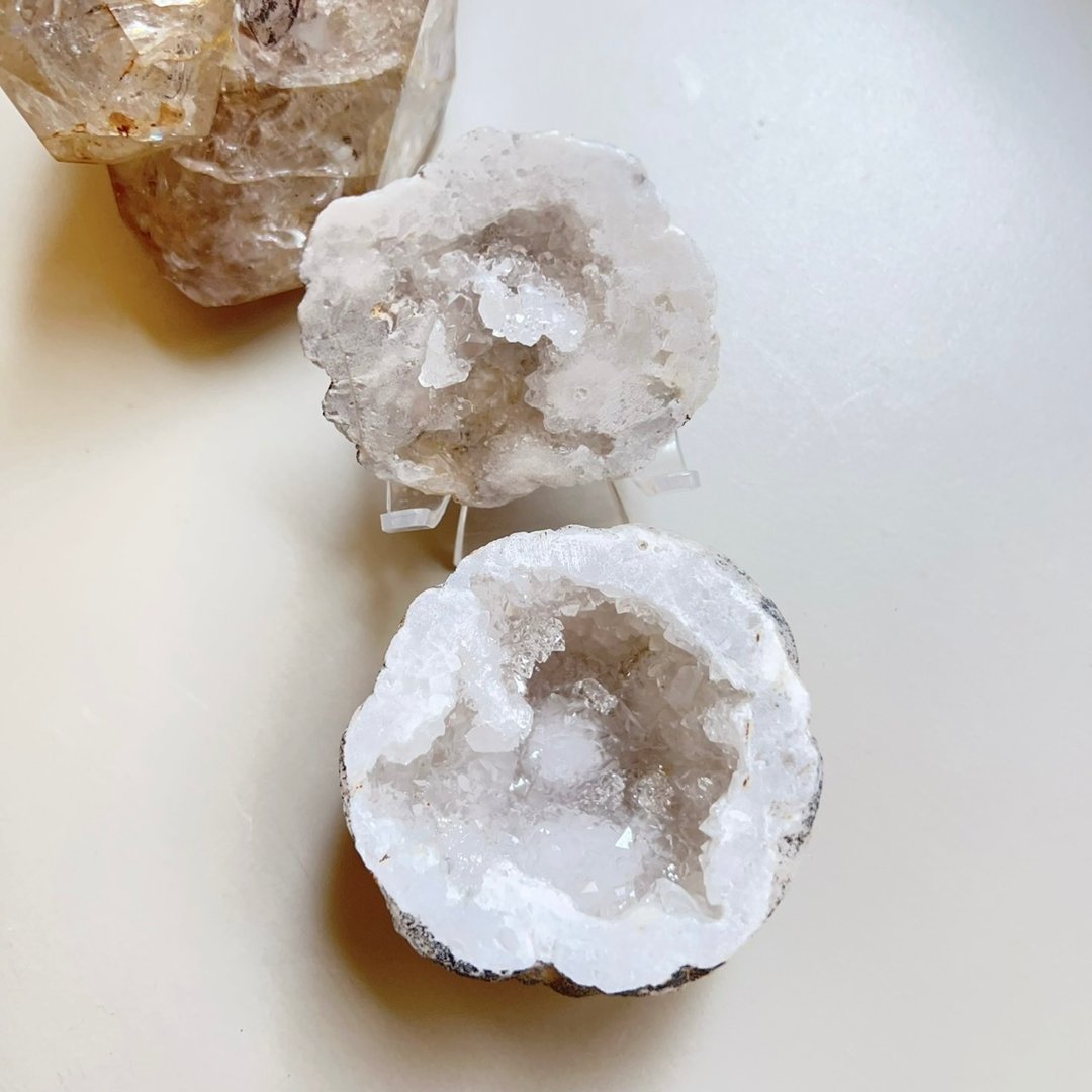 S-7 摩洛哥白水晶聚宝盆 - 摆饰 - 水晶 