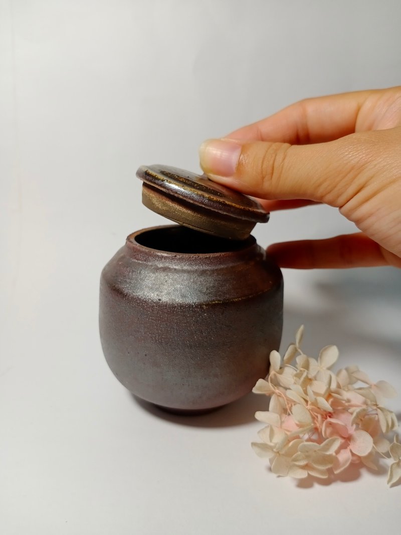 【快速出货】手工柴烧茶仓/良田 /送礼/生日礼物/陶器 - 茶具/茶杯 - 陶 