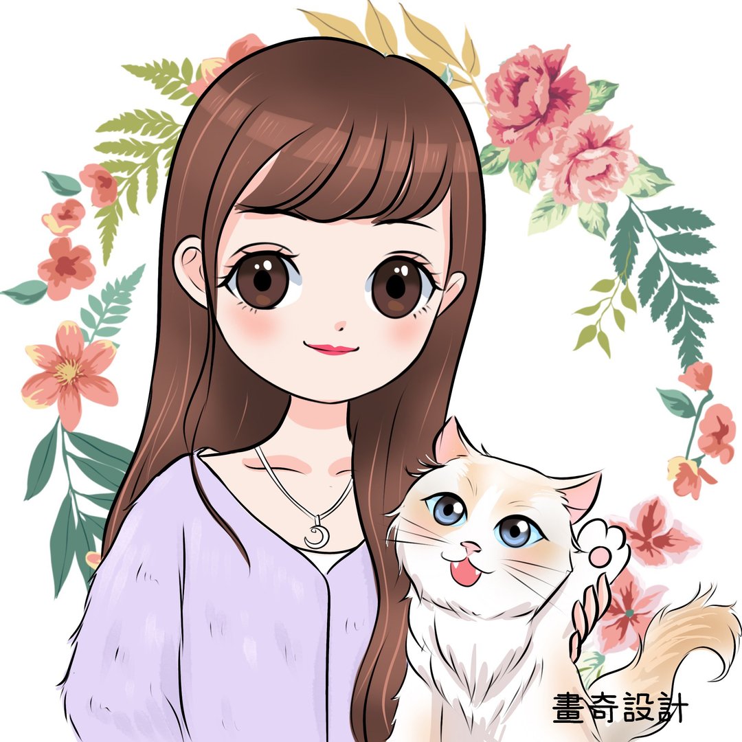 定制化礼物 | 电子档 | Q版可爱风 似颜绘 人像画 宠物 情侣 画像 - 电子手绘真人画像/绘画/插画 - 其他材质 