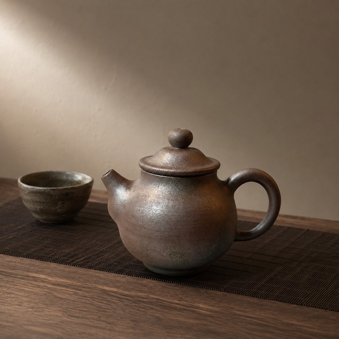 柴烧古朴茶壶 / 纯陶土茶壶 / 小平凡手作 - 茶具/茶杯 - 陶 
