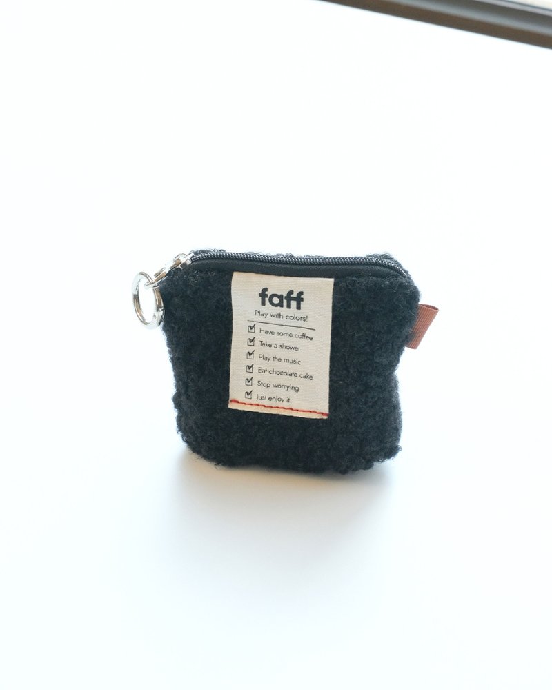 faff Pouch mini 黑胡椒色 - 化妆包/杂物包 - 聚酯纤维 黑色
