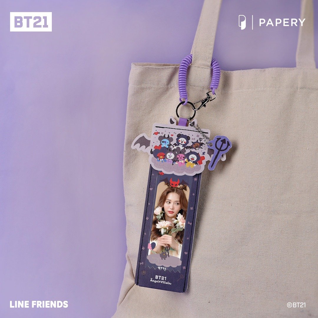 环保相套匙扣 BT21 Angel & Villain - Villain Edition - 钥匙链/钥匙包 - 其他材质 