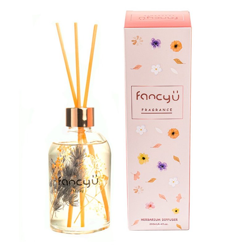 FANCY U浮游花限定款扩香瓶-神秘麝香 Musky 200ml - 香薰/精油/线香 - 精油 粉红色