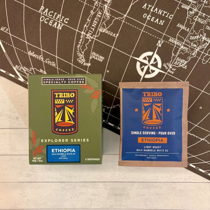 埃塞俄比亚 古吉 花蝶 日晒 浅焙滤挂式咖啡 (5 入 / 10 入盒装) - 咖啡 - 其他材质 
