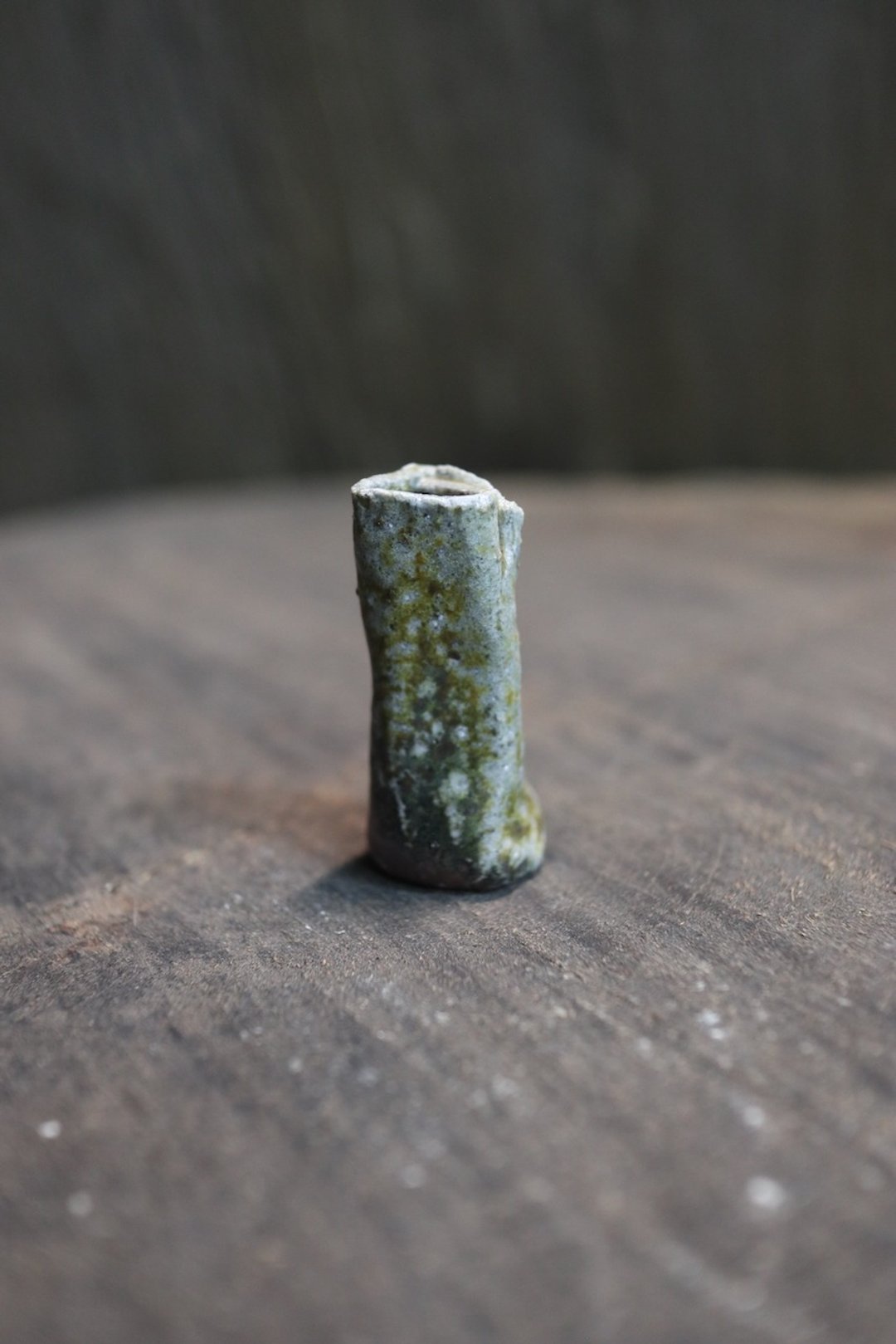 柴烧迷你花器 - 茶具/茶杯 - 陶 灰色