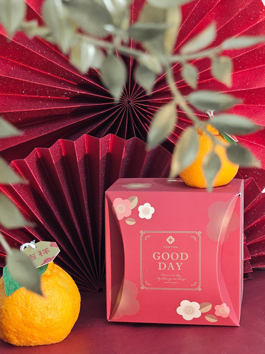 橘子香氛造型蜡烛 - 蜡烛/烛台 - 蜡 