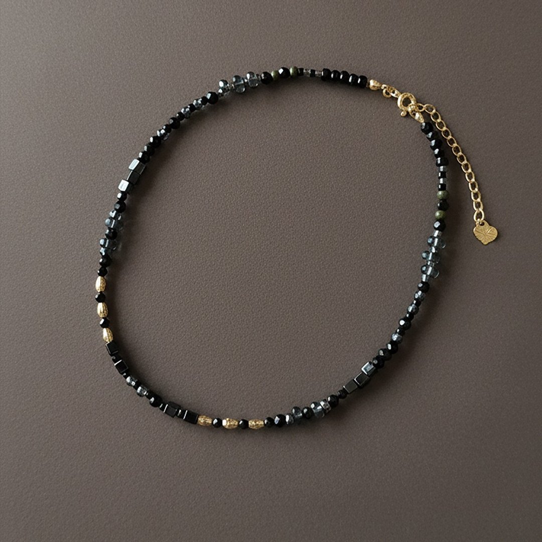 安静的金光 Quiet Gold | 串珠项链  | 配件饰品 |黑色系串珠项链 - 项链 - 其他材质 多色