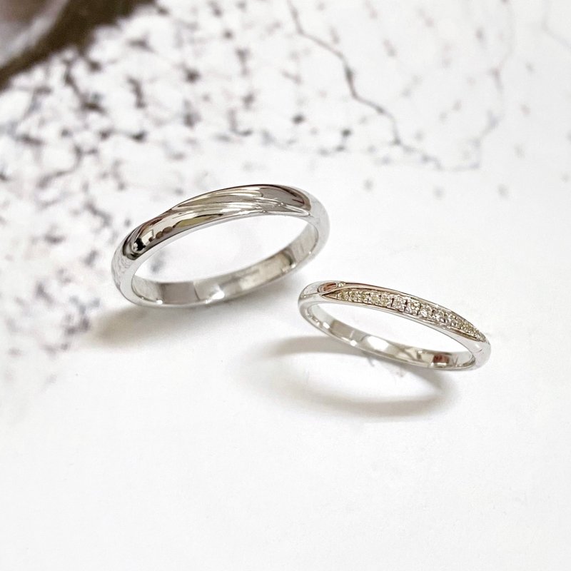 浪漫情愫_对戒 | 14K、9K、925纯银 - 对戒 - 贵金属 