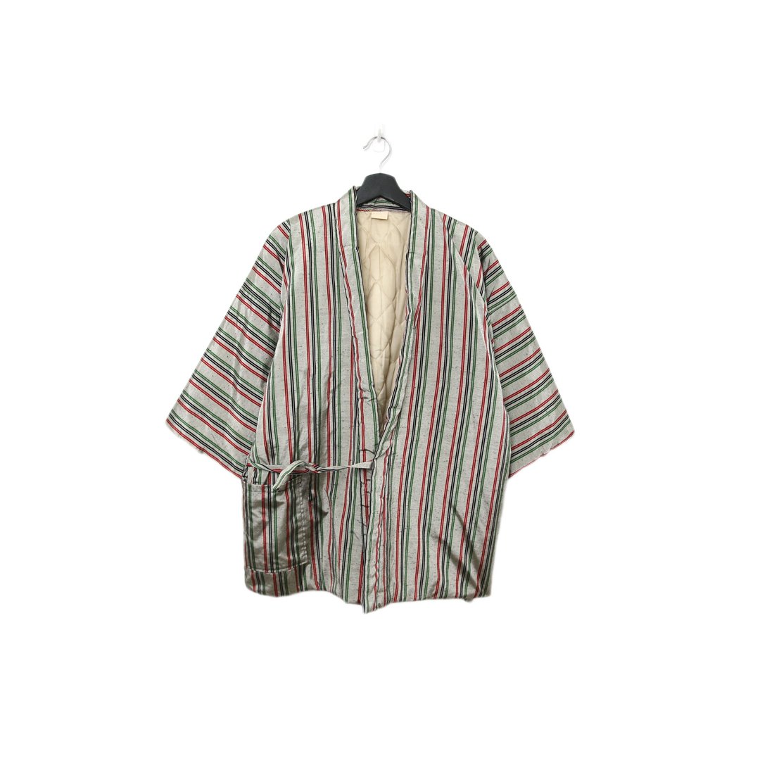 Back to Green-日本带回袢天pt-17简约红绿条纹 /vintage - 居家服/睡衣 - 棉 