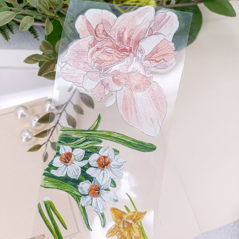 水仙花 / 裝飾膠帶 - 纸胶带 - 塑料 多色