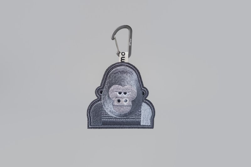 定制化刺绣吊牌-金刚 - 吊饰 - 绣线 灰色