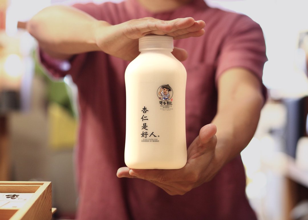 纯手工植物奶 纯杏仁好滑【 无/微糖: 300ML / 1L 】全过滤原味款 - 奶类/豆浆 - 新鲜食材 白色