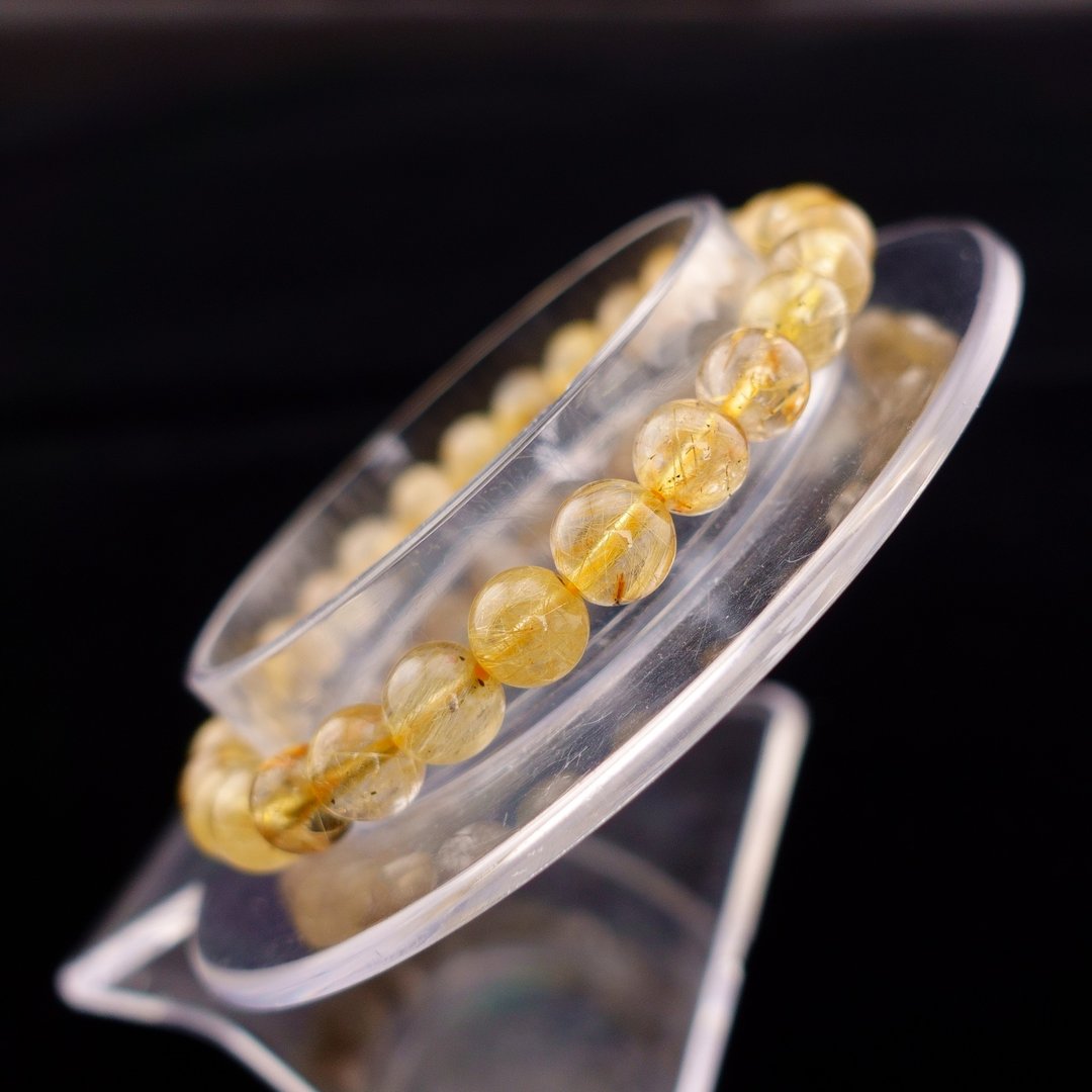 宝丽金珠宝-天然钛晶手珠 - 手链/手环 - 水晶 