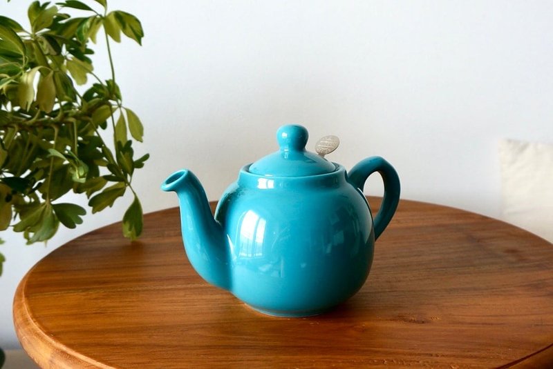 AQUA 英式茶壶 / 600ml - 茶具/茶杯 - 陶 蓝色