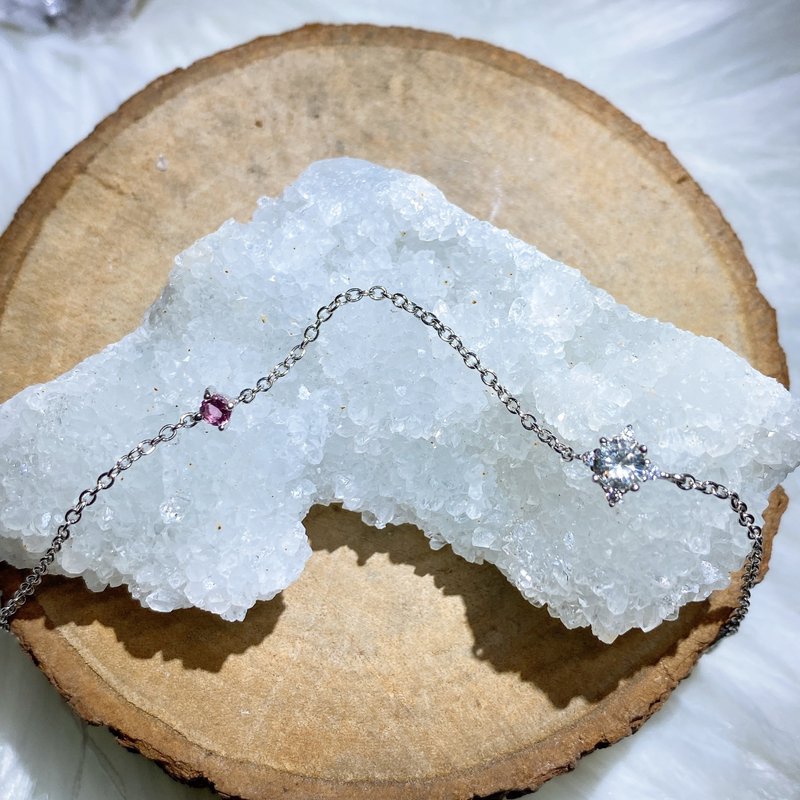 天然宝石 天然刚玉 刚玉有蓝宝石之称 宝石手链 925纯银 - 手链/手环 - 宝石 