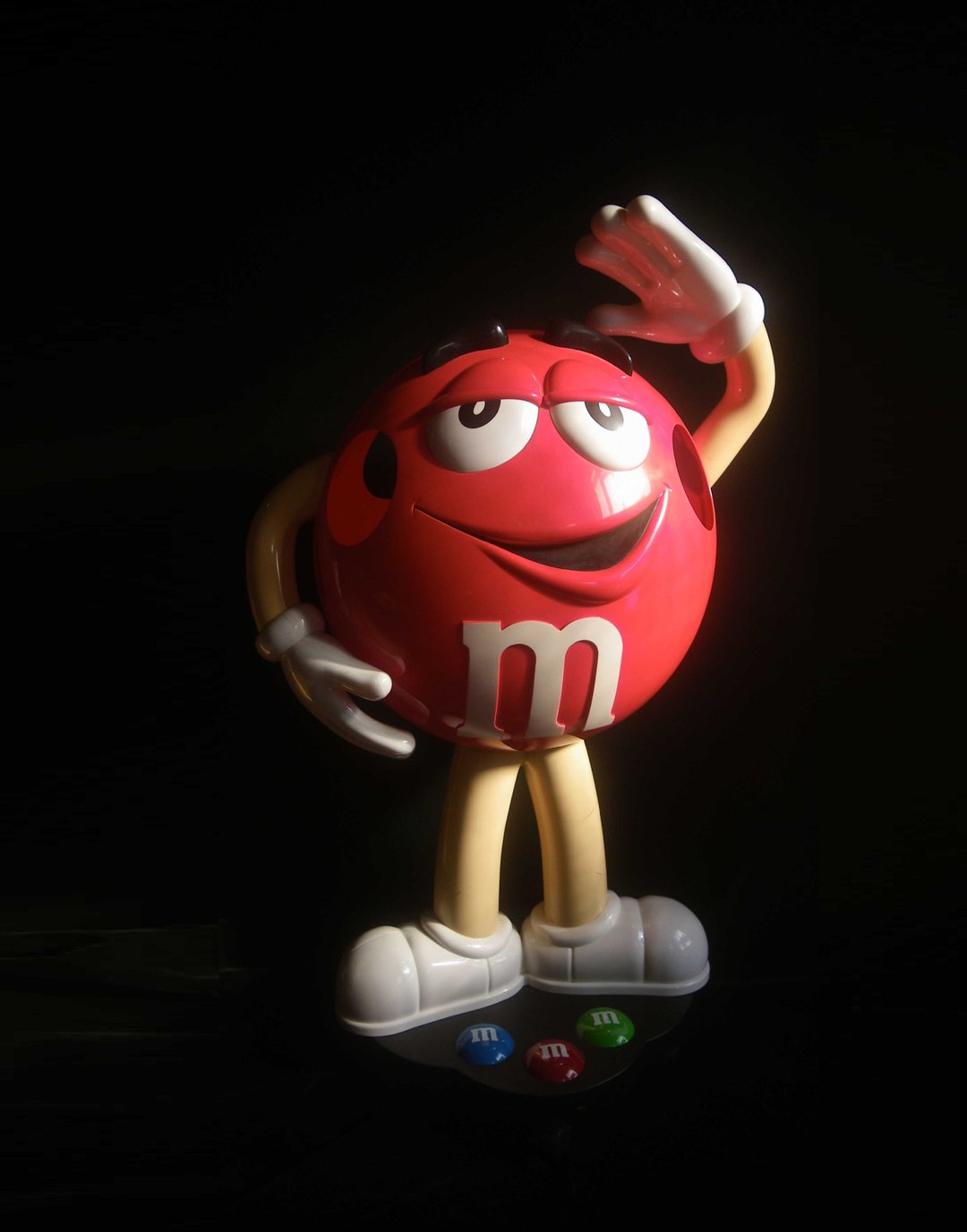 【老时光 OLD-TIME】早期二手大型M&amp;Ms MM巧克力店头公仔吸睛摆饰 - 摆饰 - 其他材质 多色