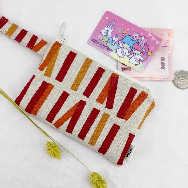 现代极简风—手拿零钱包/化妆包/杂物袋—轻便实用 - 手拿包 - 棉．麻 