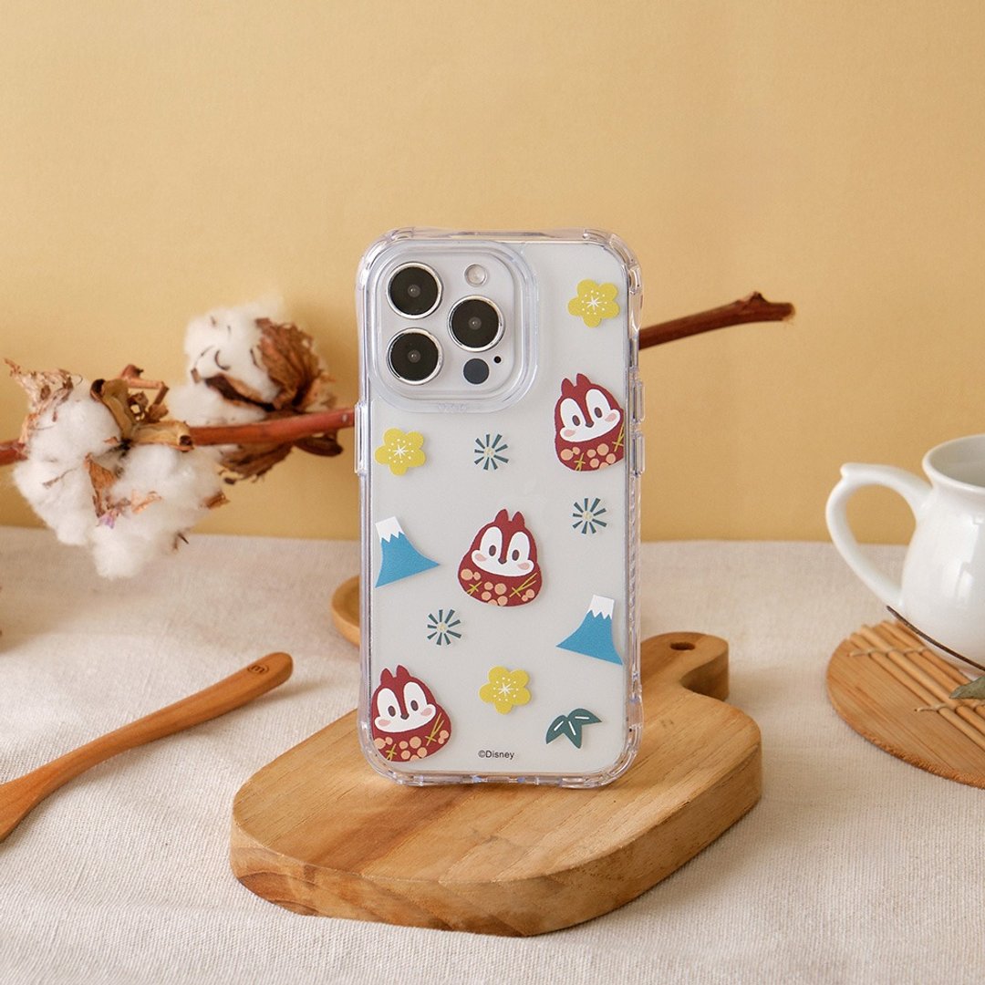 Disney 祈福系列-奇奇款抗黄防摔MagSafe iPhone手机壳 - 手机壳/手机套 - 塑料 透明