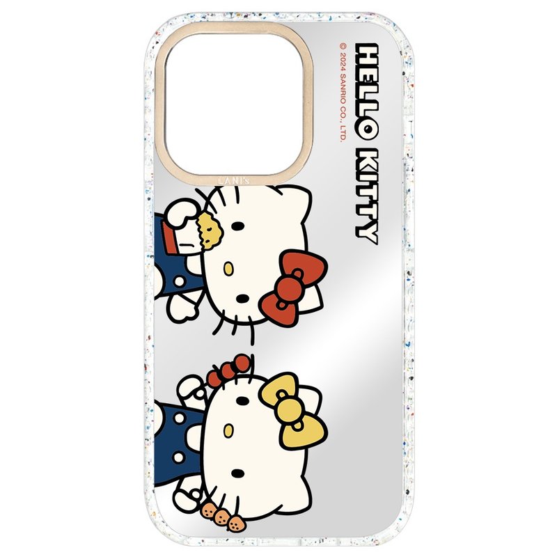HelloKitty 请你吃糖葫芦磁吸透彩框 iPhone 16 15 14 13 Pro Max - 手机壳/手机套 - 环保材料 银色