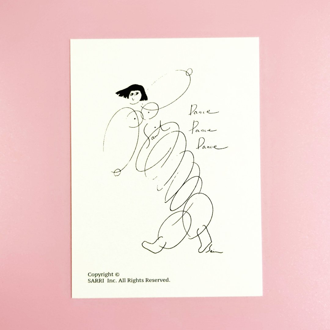 生日 明信片 生日卡  着色 插画  卡片 万用卡  爱 postcard - 卡片/明信片 - 纸 粉红色