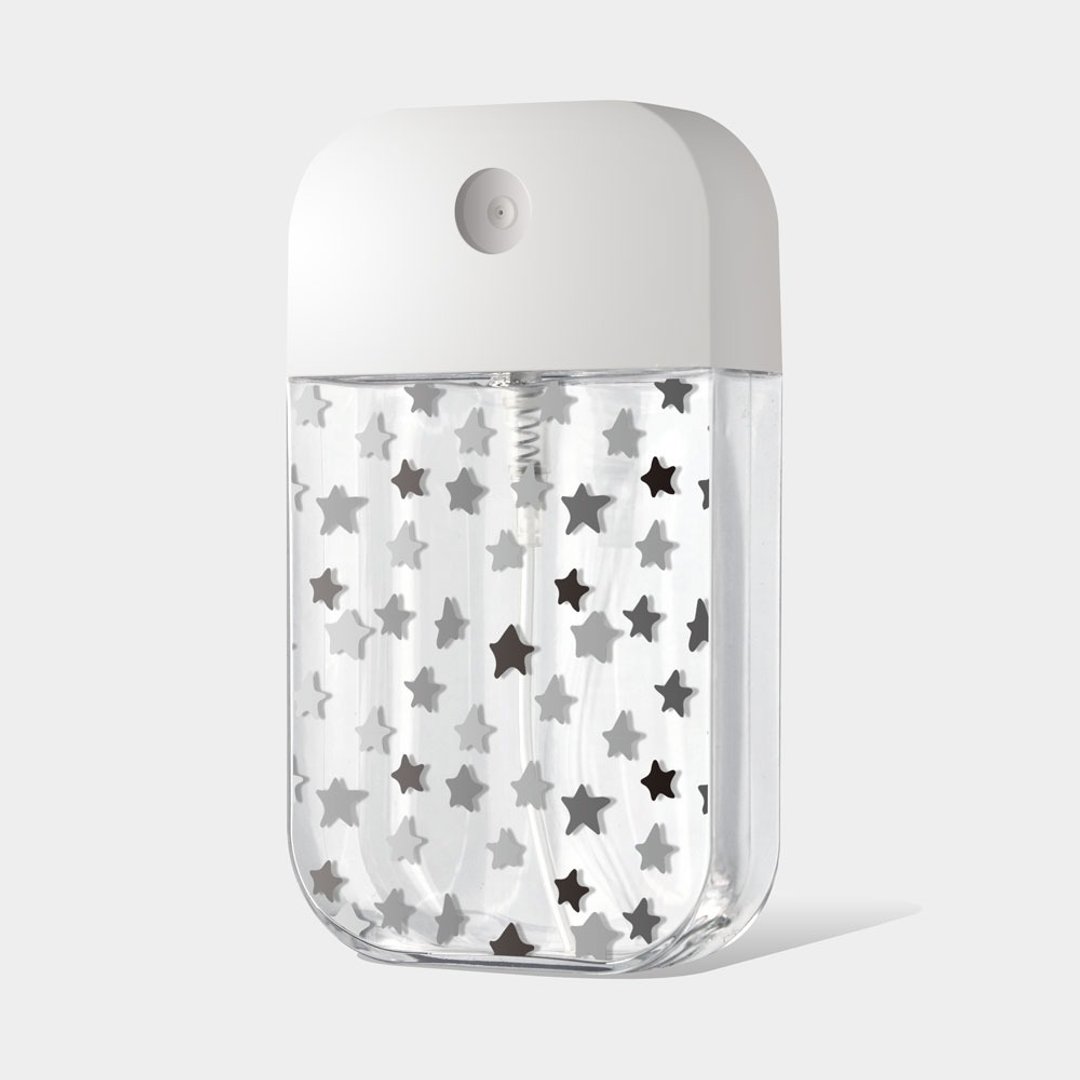 星星 酒精瓶 防疫用品 收纳罐 分装瓶 卡片式 PU042 - 收纳用品 - 塑料 黑色
