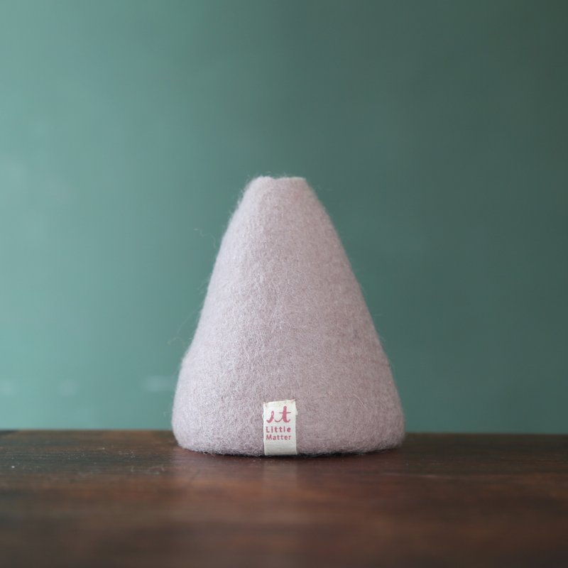 羊毛毡花瓶/4 月・雾起山中/藕紫 S - 花瓶/陶器 - 羊毛 