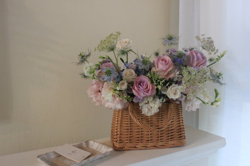 季节鲜花花篮课 Seasonal Flower Basket - 植栽 - 植物．花 