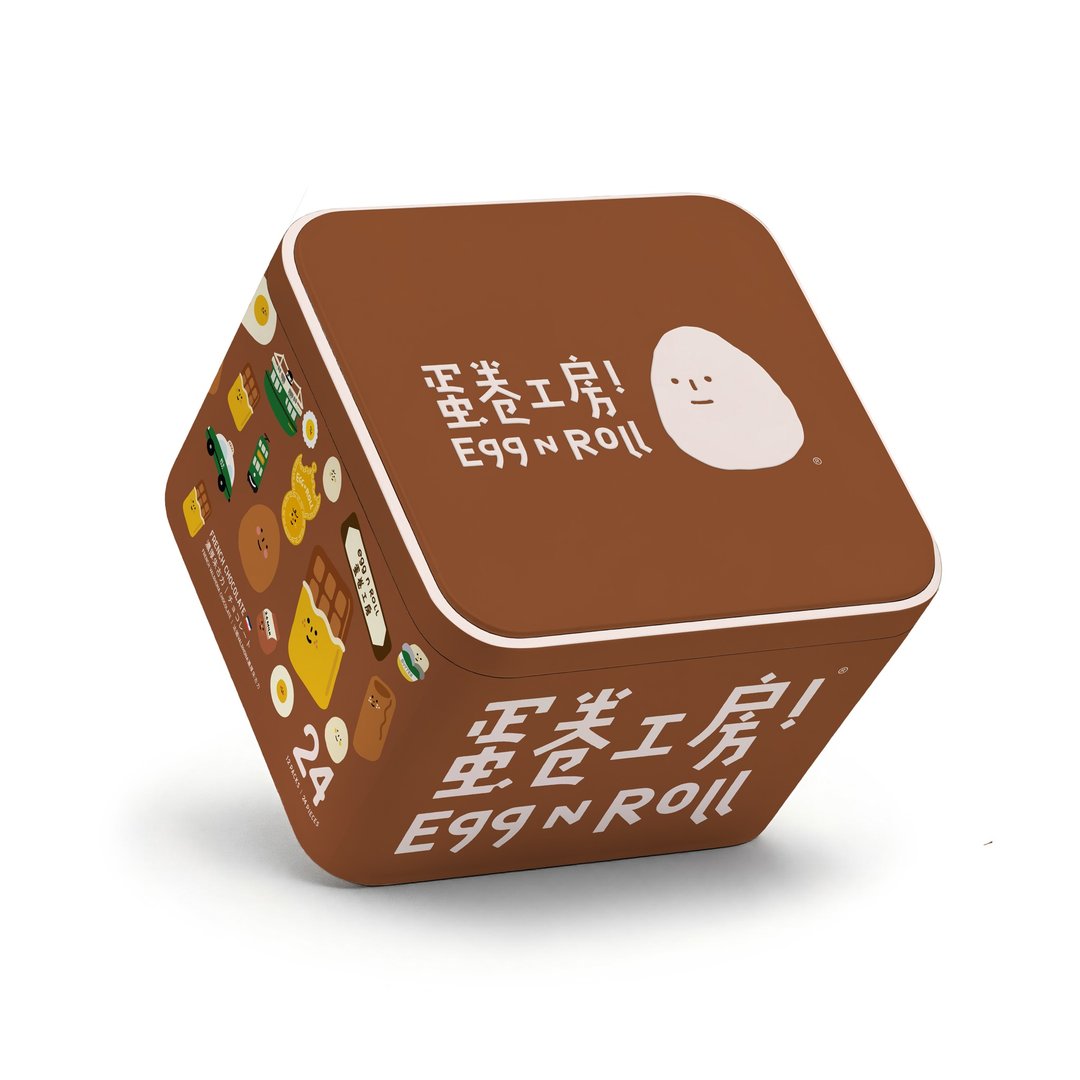 法国顶级可可【特浓朱古力味】手工蜂巢蛋卷 浓郁苦甜完美平衡 - 手工饼干 - 新鲜食材 咖啡色