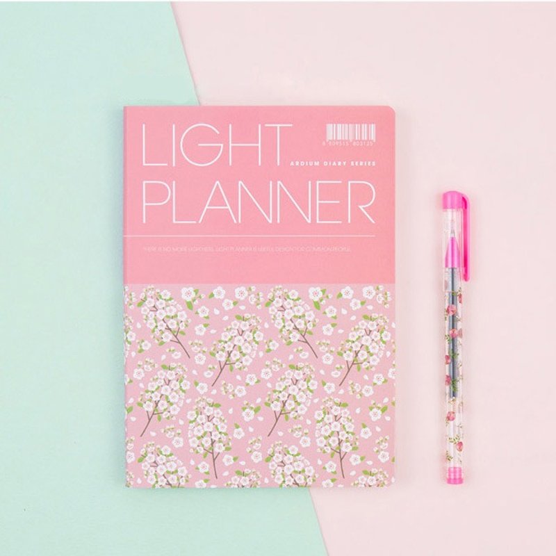 2018 ARDIUM LIGHT PLANNER 行事历/手帐 - 粉嫩樱花 - 笔记本/手帐 - 纸 粉红色