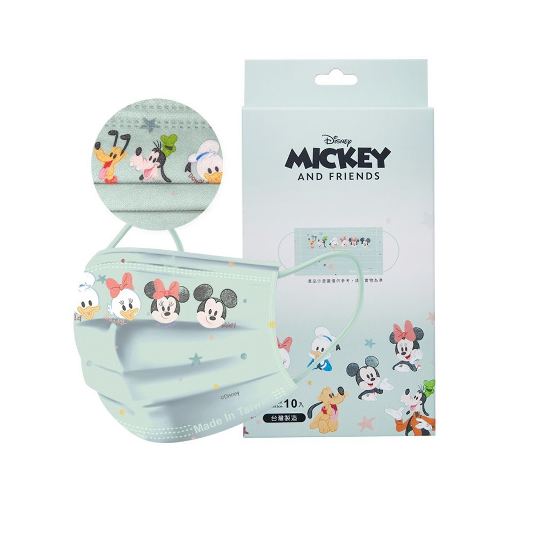 Disney 迪士尼 米奇 一般成人平面抛弃式口罩 (10入组) DY-BZ001 - 口罩 - 其他材质 