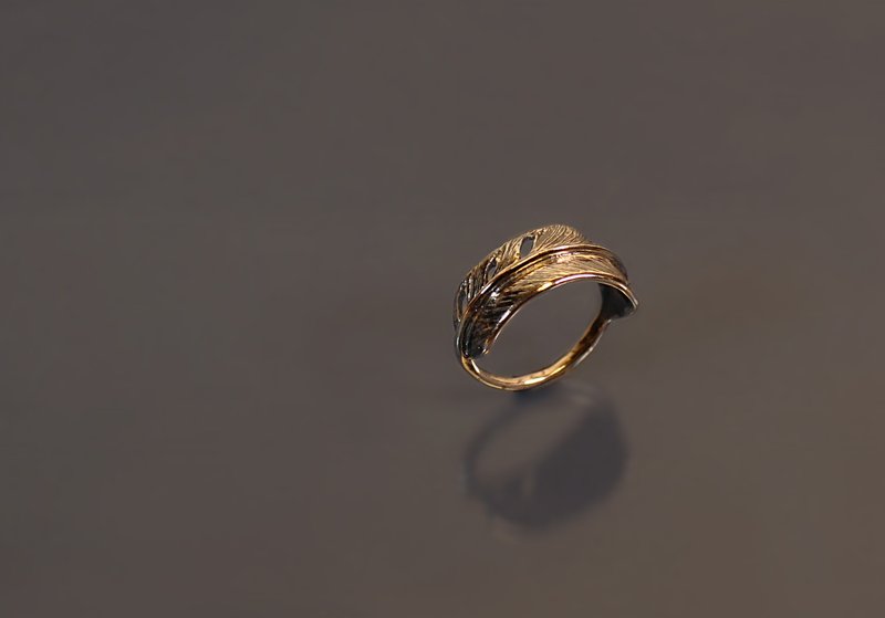 植物系列-春天的拥抱925银戒 - 戒指 - 纯银 金色