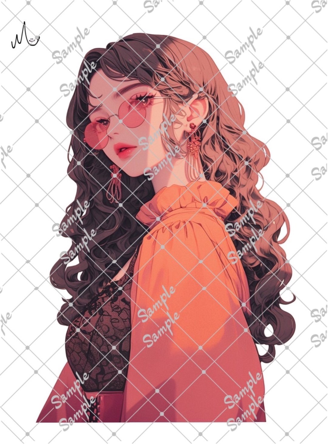原创人物贴纸 8月新作 - 贴纸 - 纸 