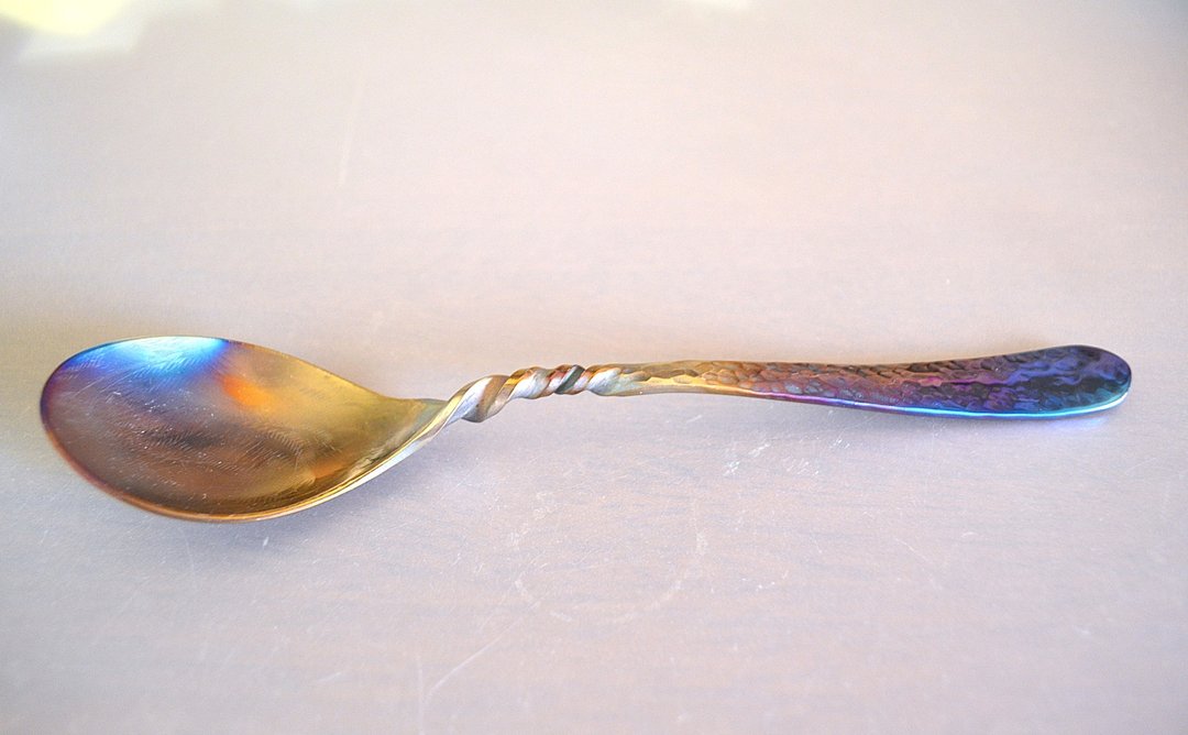titanium spoon・钛汤匙・185mm・锻造 - 其他 - 其他金属 多色
