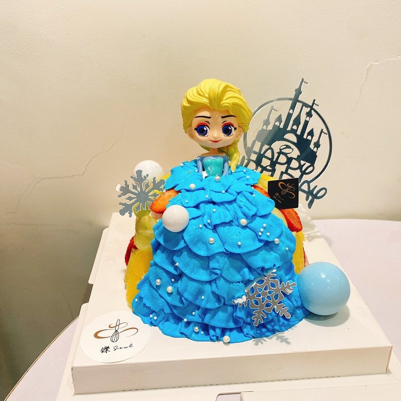 冰雪奇缘 艾莎公主 公主蛋糕 定制化蛋糕 铄甜点 生日蛋糕 纪念日 - 蛋糕/甜点 - 新鲜食材 