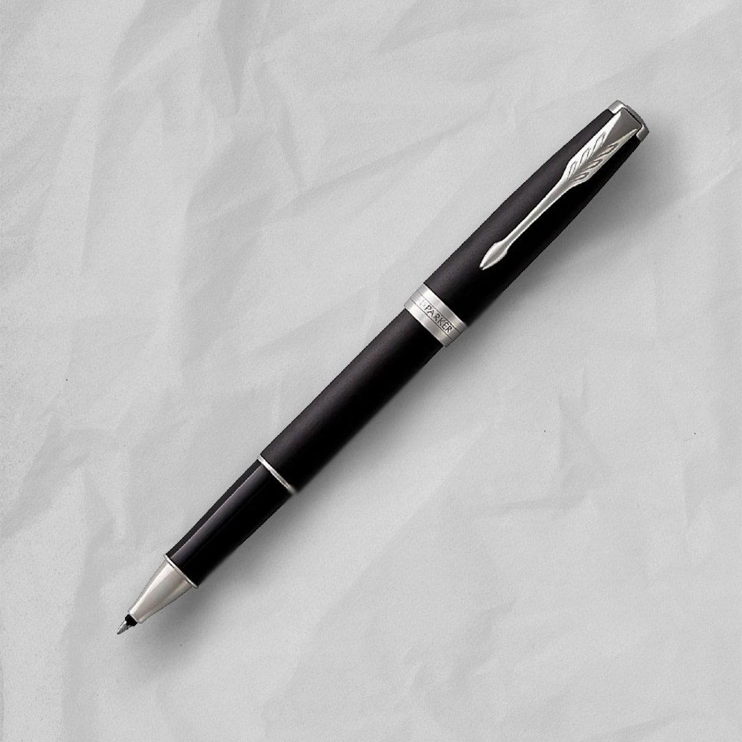 PARKER 派克 卓尔系列 雾黑白夹 钢珠笔 免费刻字 - 钢珠笔 - 其他金属 黑色