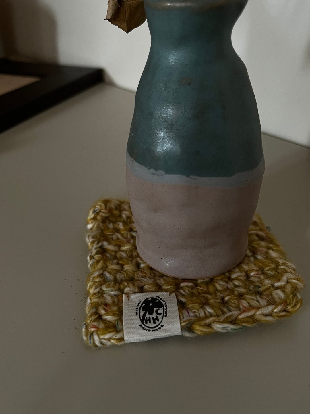 【黄芥末】 大地手织杯垫 - 杯垫 - 棉 黄色