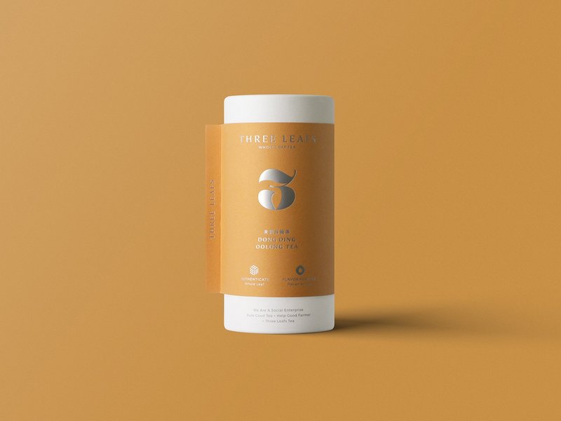 【Three Leafs Tea】 冻顶乌龙茶 - 茶 - 新鲜食材 橘色
