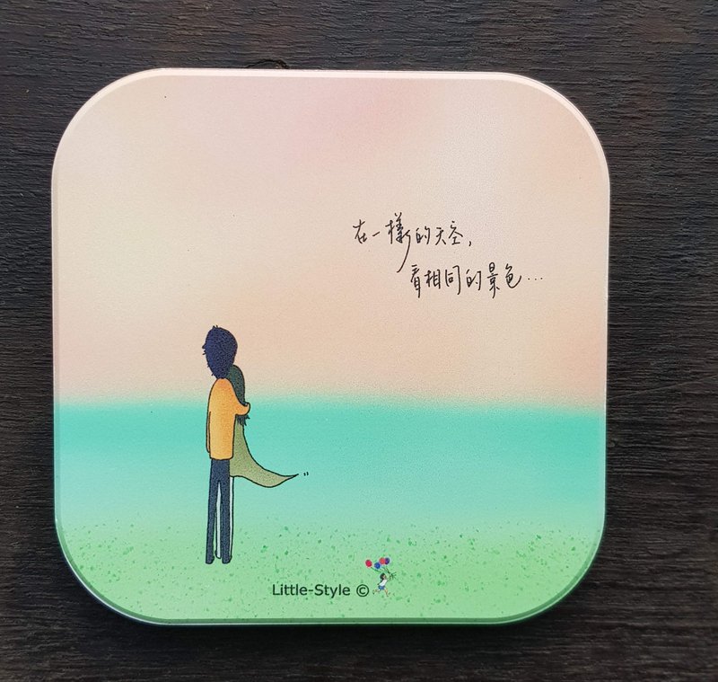 吸水杯垫-一个天空下 - 杯垫 - 陶 多色