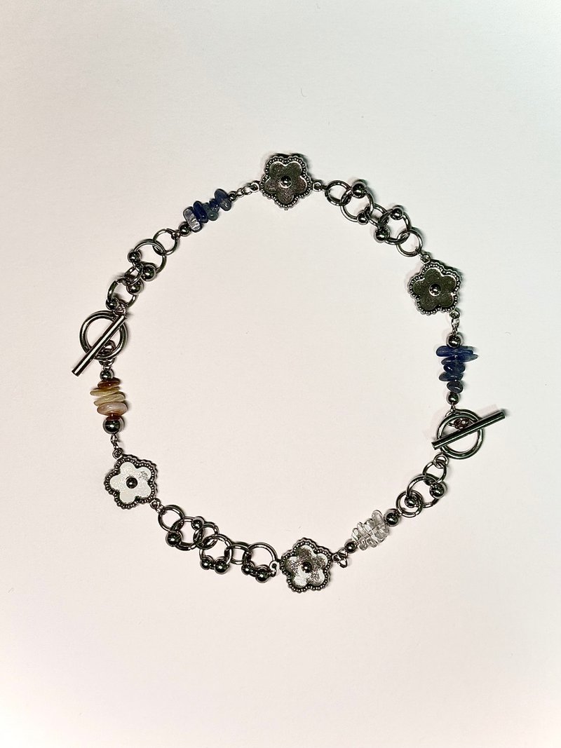 手链 花语晶石 - 手链/手环 - 不锈钢 银色