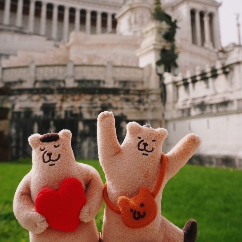 #带着熊旅行吧 #xiubeargo 旅行小熊 - 玩偶/公仔 - 棉．麻 
