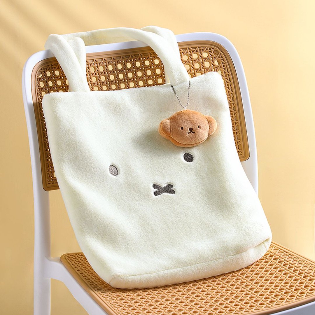 miffy 毛绒袋子 (大号) - 白色 - 玩偶/公仔 - 棉 白色