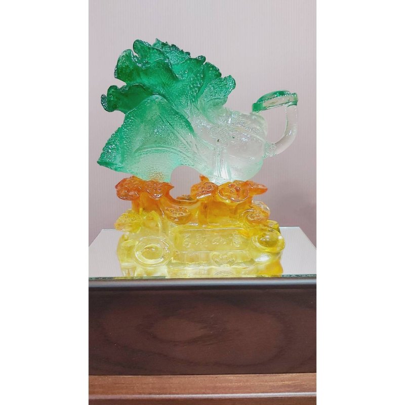 琉璃 招财纳福 升迁送礼 退休送礼 开幕送礼 新居落成送礼 乔迁 - 其他 - 其他材质 金色