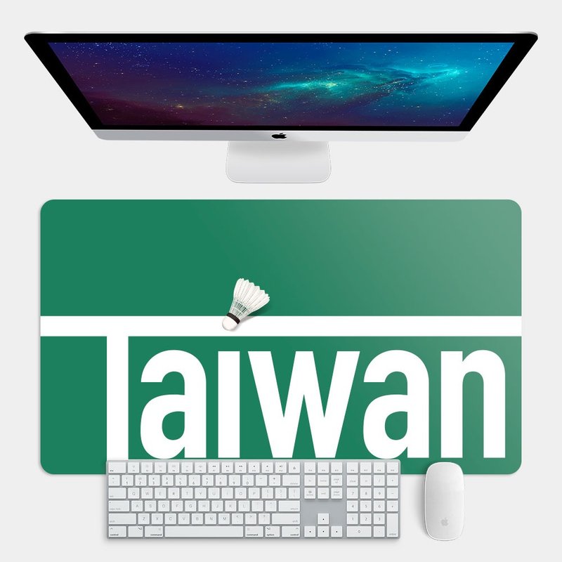 TAIWAN 金牌 大尺寸 电竞鼠标垫 餐垫 办公桌垫 PS008 - 鼠标垫 - 橡胶 绿色