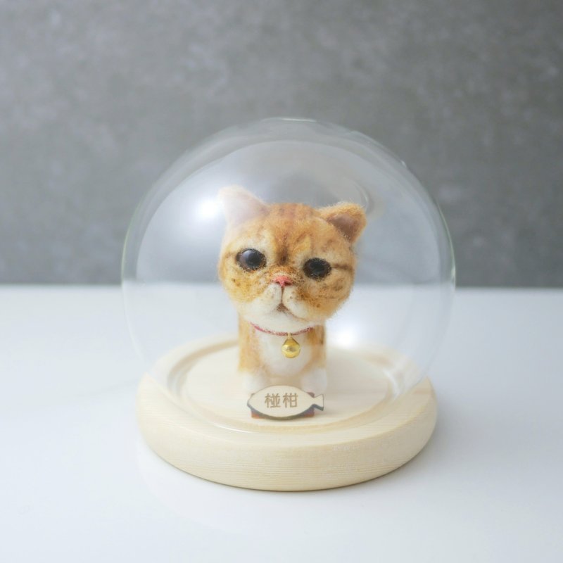 加菲猫定制宠物羊毛毡 豆豆猫 宠物定制 公仔 - 玩偶/公仔 - 羊毛 橘色