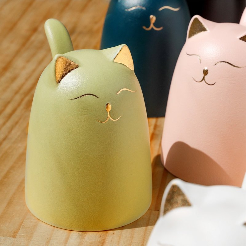 幸福猫马克杯280ml | 附杯盖 | 台湾设计 | 5色可选 - 其他杯子 - 陶 