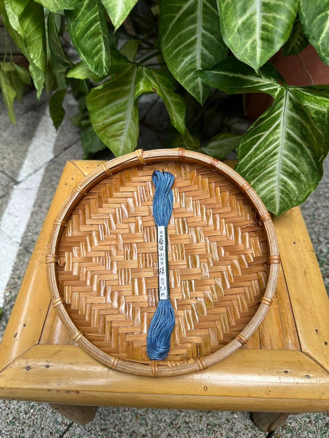 蓝染刺绣棉线(3) - 编织/刺绣/羊毛毡/裁缝 - 棉．麻 