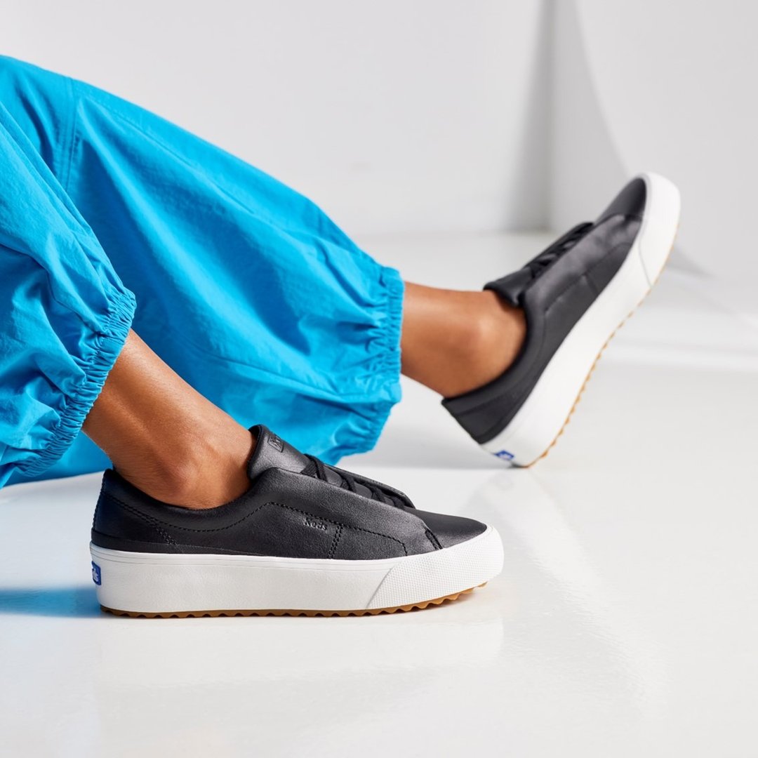 KEDS REMI 时尚皮革免绑带套入式休闲鞋9234W137898 - 女款休闲鞋 - 真皮 