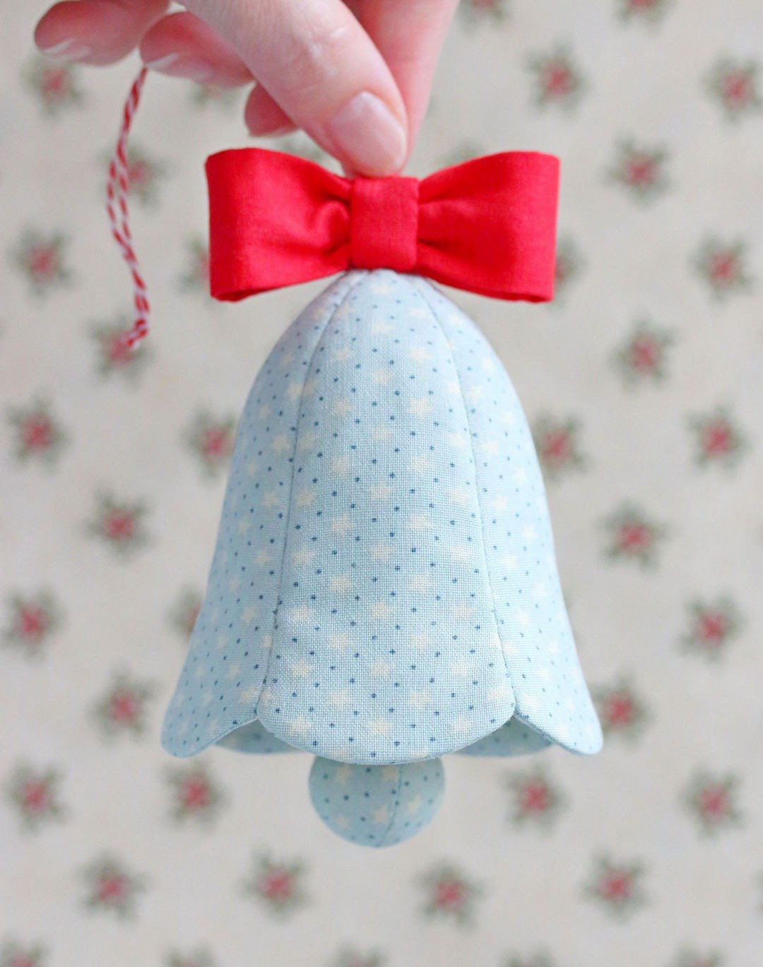 PDF Christmas Bell Ornament Sewing Pattern - 手工艺教程/工具书 - 其他材质 